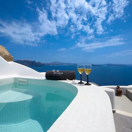 Villa Celestia Oia Santorini Caldera Views Cave Hot Tub Sleeps 5 Villa