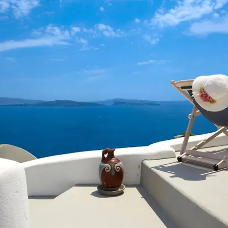 Elegant Santorini House Castro Caldera View-outdoor Hot Tub Oia Tholos (Santorini)