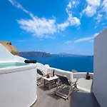 Villa Elegant Santorini House 2 Bedroom Caldera View Hot-tub *